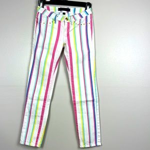 Juicy Couture Stripe Skinny Jeans